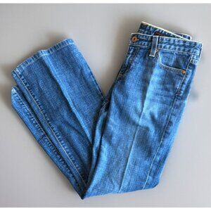 AG Adriano Goldschmied Women's 28R The Club Flare Wide Leg Low Rise Jeans Dark